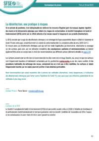 La désinfection, une pratique à risques Image 1