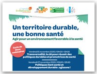 Webinaires : Un territoire durable, une bonne santé - Agir ... Image 1