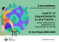 Colloque national des Villes-Santé 2023. "Santé et ... Image 1