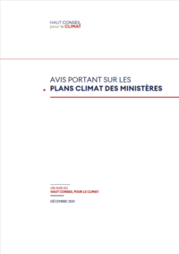 Avis portant sur les plans climat des ministères Image 1