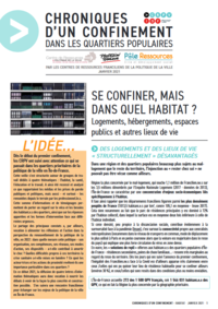 Se confiner, mais dans quel habitat ? Logements, ... Image 1